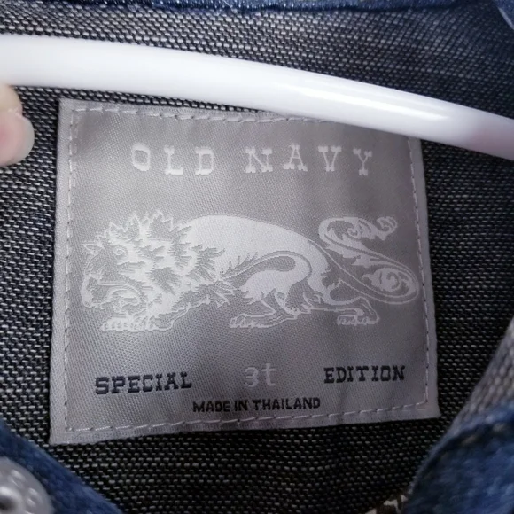 Old Navy Vintage Special Edition Toddler Jean Jacket